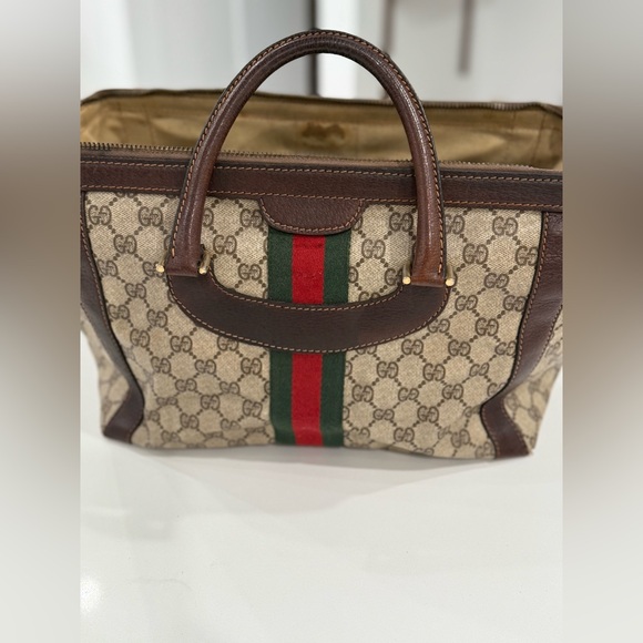 Gucci Vintage “Boston Tote”. - Picture 12 of 17